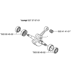 Crankshaft Assembly for Husqvarna