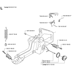 Fuel Tank Assembly for Husqvarna