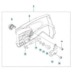 Clutch Cover for Husqvarna 340i