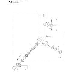 Bevel Gear Assembly for 345R