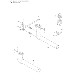Tower Assembly for Husqvarna 345R