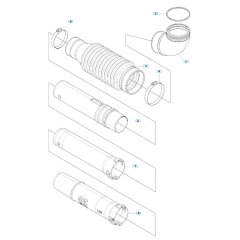 Tube Assembly for Husqvarna 350BF