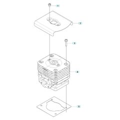 Cylinder Assembly for Husqvarna 350BF
