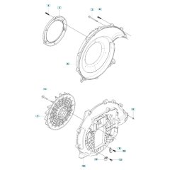 Fan Assembly for Husqvarna 350BF