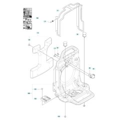 Frame Assembly for Husqvarna 350BF