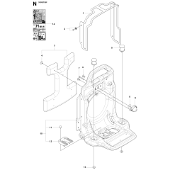Frame Assembly for Husqvarna 350BT