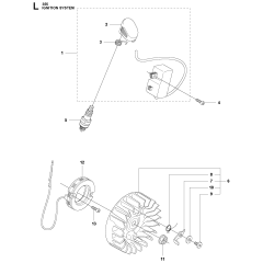 Ignition System for Husqvarna 355FRM