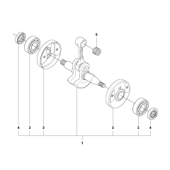 Crankshaft Assembly for 355FRM