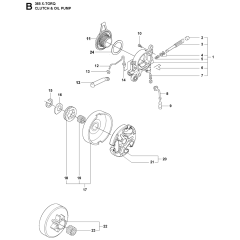 Clutch & Oil Pump Assembly
