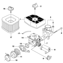 Carburetor & Air Filter Assembly