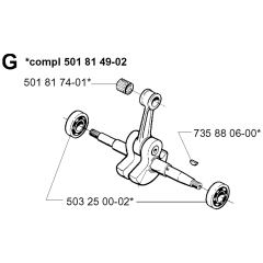 Crankshaft Assembly for 394XP