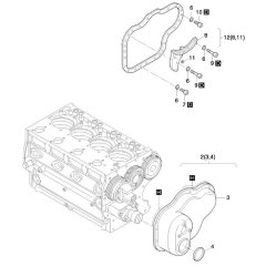 Timing Cover for Hatz 3L41C