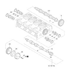 Camshaft Assembly for Hatz 3L43C