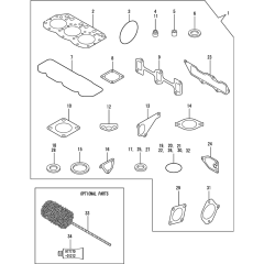 Gasket Set for Yanmar 3TNV88-MWA