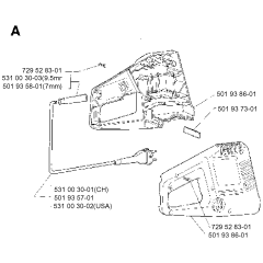 Cover Assembly for Husqvarna 400 H