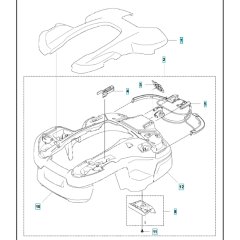 Cover Assembly for Husqvarna 405X
