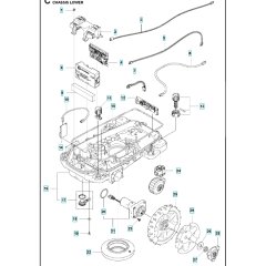 Lower Chassis for Husqvarna 405X