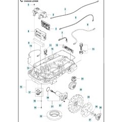 Lower Chassis for Husqvarna 415X