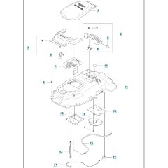 Upper Chassis for Husqvarna 415X