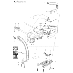 Handle Assembly for Husqvarna 439