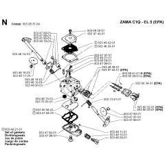 Carburetor Assembly for Husqvarna 45