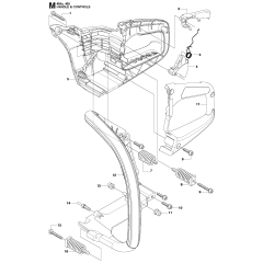 Handle & Controls for Husqvarna 455e