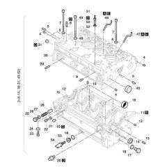 Crankcase Assembly for Hatz 4L42C