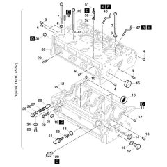 Crankcase Assembly for Hatz 4M42