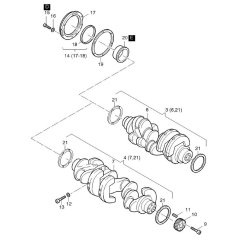 Crankshaft Assembly for Hatz 4M43