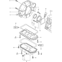 Flywheel Housing & Oil Sump