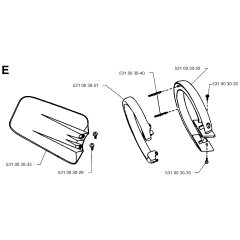 Handle Assembly for Husqvarna 500 H