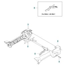 Handle for Husqvarna 520iLX