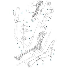 Handle for Husqvarna 520iRX