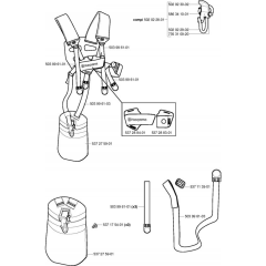 Harness for Husqvarna 524 LK
