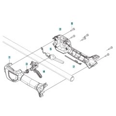 Handle for Husqvarna 525iLK