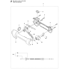 Throttle Controls for Husqvarna 525LK