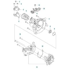 Crankcase Assembly for Husqvarna