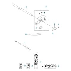 Shaft Assembly for Husqvarna 525