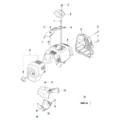 Cover Assembly for Husqvarna 525