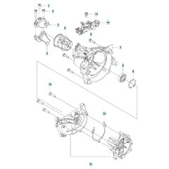 Crankcase Assembly for Husqvarna