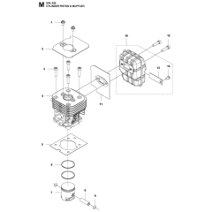 Cylinder & Muffler Assembly