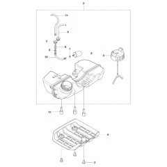 Fuel Tank Assembly for Husqvarna