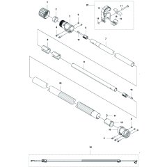 Shaft for Husqvarna 530iPT5