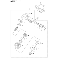 Gears Assembly for Husqvarna