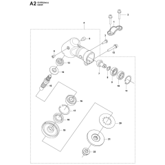 Gears-2 Assembly for Husqvarna
