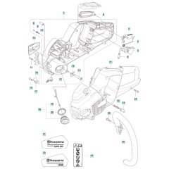 Crankcase for Husqvarna 535i XP