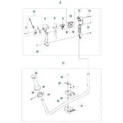 Handle for Husqvarna 535iRX