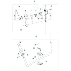 Handle for Husqvarna 535iRXT