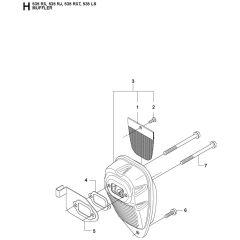 Muffler Assembly for 535LS