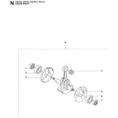 Crankshaft Assembly for 535RJ